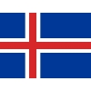 Drapeau horizontal Islande