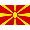Drapeau horizontal Macédoine