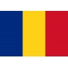 Drapeau horizontal Roumanie
