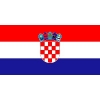 Drapeau horizontal Croatie