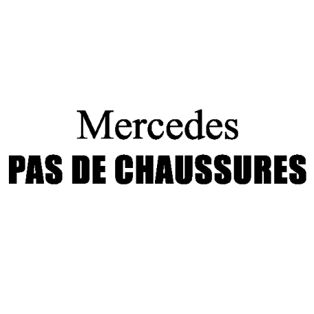 Pas de chaussures avec logo 