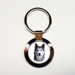 Porte-clés chiens Husky-de-Sibérie