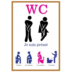 Affiche WC