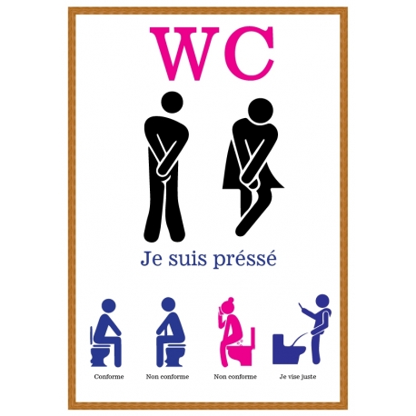 Affiche WC