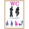 Affiche WC