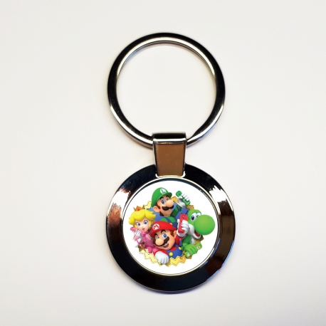 Porte-clés super-mario-bros famille