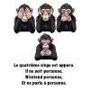 Affiche 3 singes de la sagesse