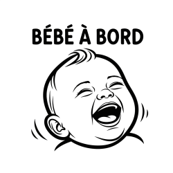 humour Bébé a bord 