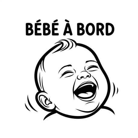 humour Bébé a bord 