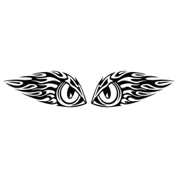 Décoration capot oeil de faucon 