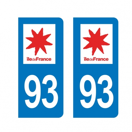 PLAQUE IMMATRICULATION -Île-de-France 