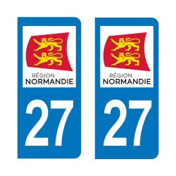 PLAQUE IMMATRICULATION -Normandie 