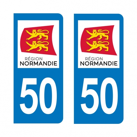 PLAQUE IMMATRICULATION -Normandie 