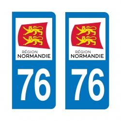 PLAQUE IMMATRICULATION -Normandie 