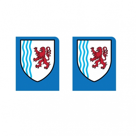 Autocollant IMMATRICULATION -Nouvelle-Aquitaine 