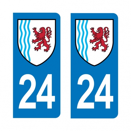 Autocollant IMMATRICULATION -Nouvelle-Aquitaine 