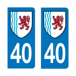 Autocollant IMMATRICULATION -Nouvelle-Aquitaine 