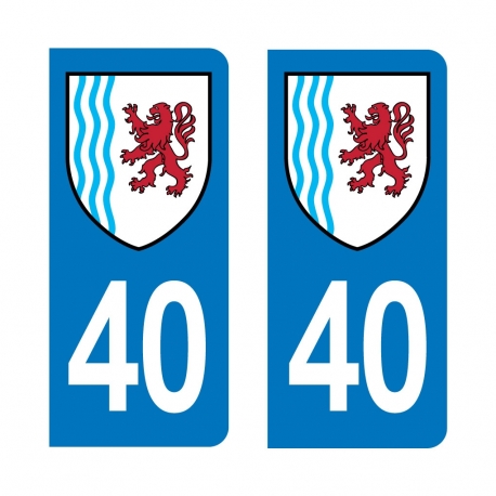 Autocollant IMMATRICULATION -Nouvelle-Aquitaine 