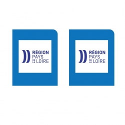 Autocollant IMMATRICULATION --haut 