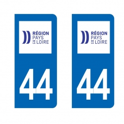 PLAQUE IMMATRICULATION -Pays de la Loire-44-Loire-Atlantique