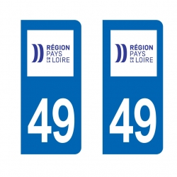 PLAQUE IMMATRICULATION -Pays de la Loire 