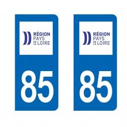 PLAQUE IMMATRICULATION -Pays de la Loire 
