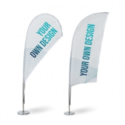 MINI BEACH FLAG VOILE