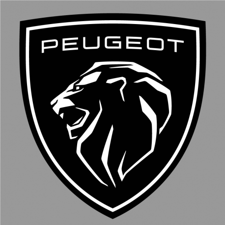 Logo peogeot noir 