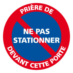 Prière de na pas stationner 