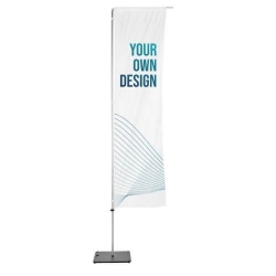 Voile Banner Rectangulaire avec mat