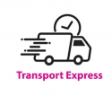 Transport express drapeaux