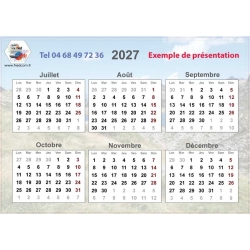 Calendrier souple petite quantité